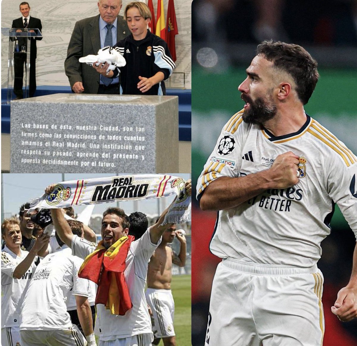 claudiarmcf_'s tweet image. La representación de la historia y la cantera, Carvajal será de los mejores capitanes que ha tenido el Madrid en los últimos tiempos.