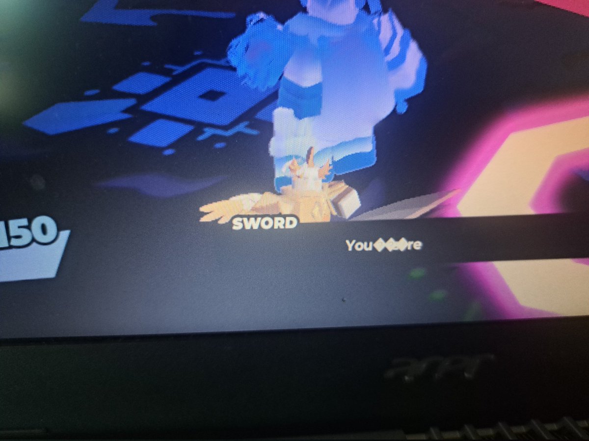 Rottentriangl3's tweet image. sword you
you csnt say that sword