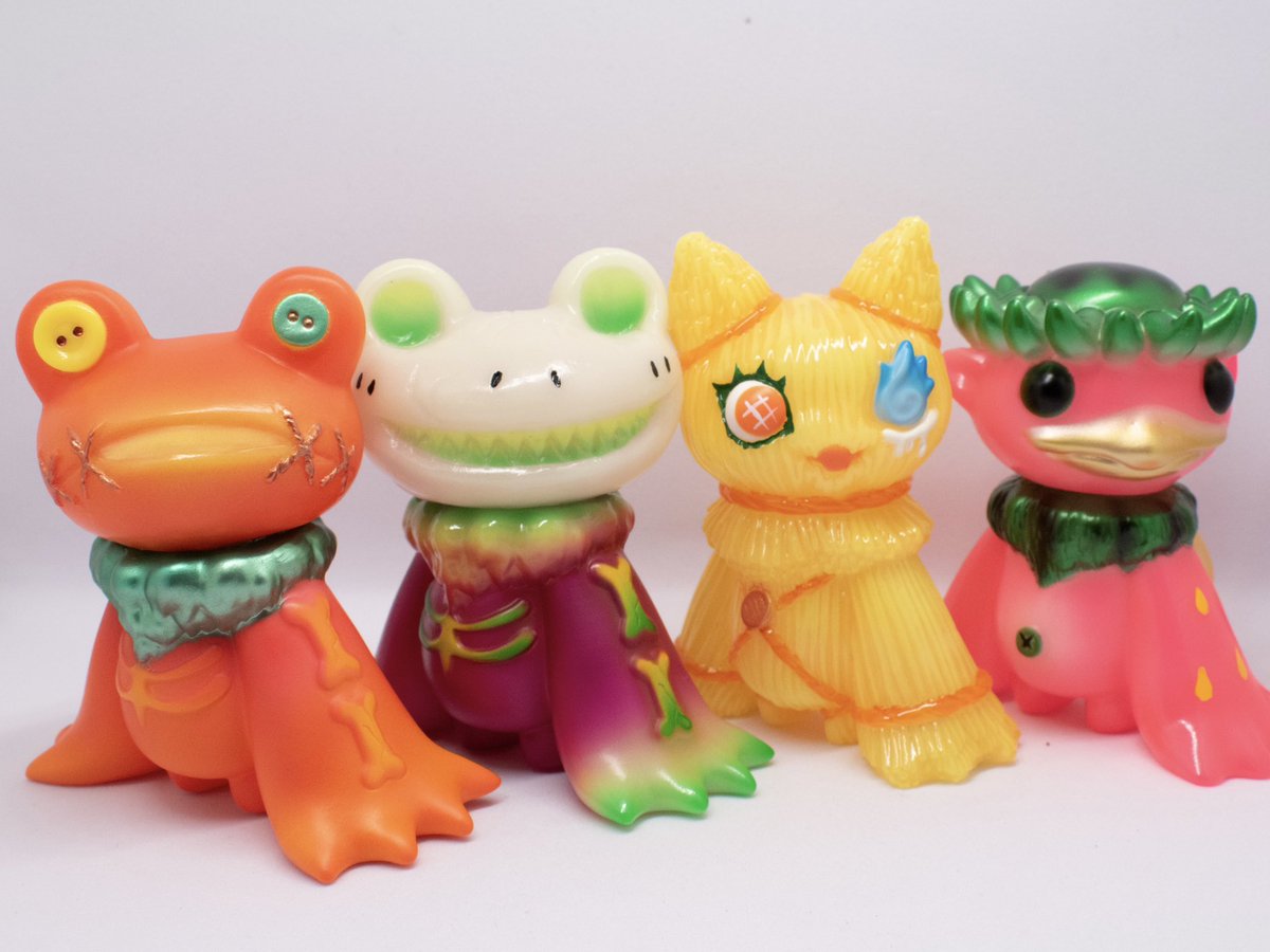 Elfrog8's tweet image. 〜アナウンス〜

現在、新作が残り僅かになっている子が
多々ありますので
お早めにゲットしてね🏴‍☠️🍍🥭

elfrog-atelier.stores.jp

#Elfrog工房
#ソフビ
#ワンフェス2025夏
#WF2025夏