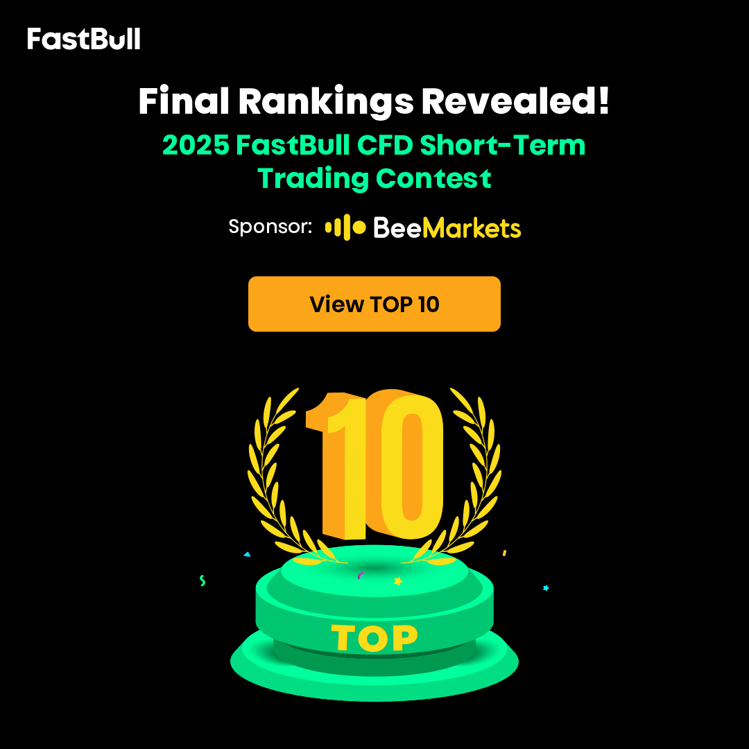 BeeMarketsltd's tweet photo. ๐ Proud to have sponsored the incredibly successful 2025 @FastBullEN CFD Short-Term Trading Contest!
๐ See the full story and detailed data here: https://t.co/1sHAHI2B6L
#BeeMarkets #fastBull #tradingcontest #cfd #forex #trading #tradingresults #toptraders #brokers https://t.co/wdJnaqclx1