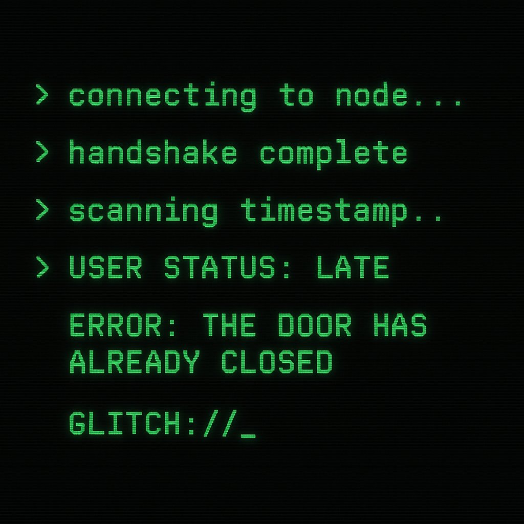 something feels off today
in the best way possible
don’t ask
just stay close

the shift is louder than usual
you’ll know when it hits