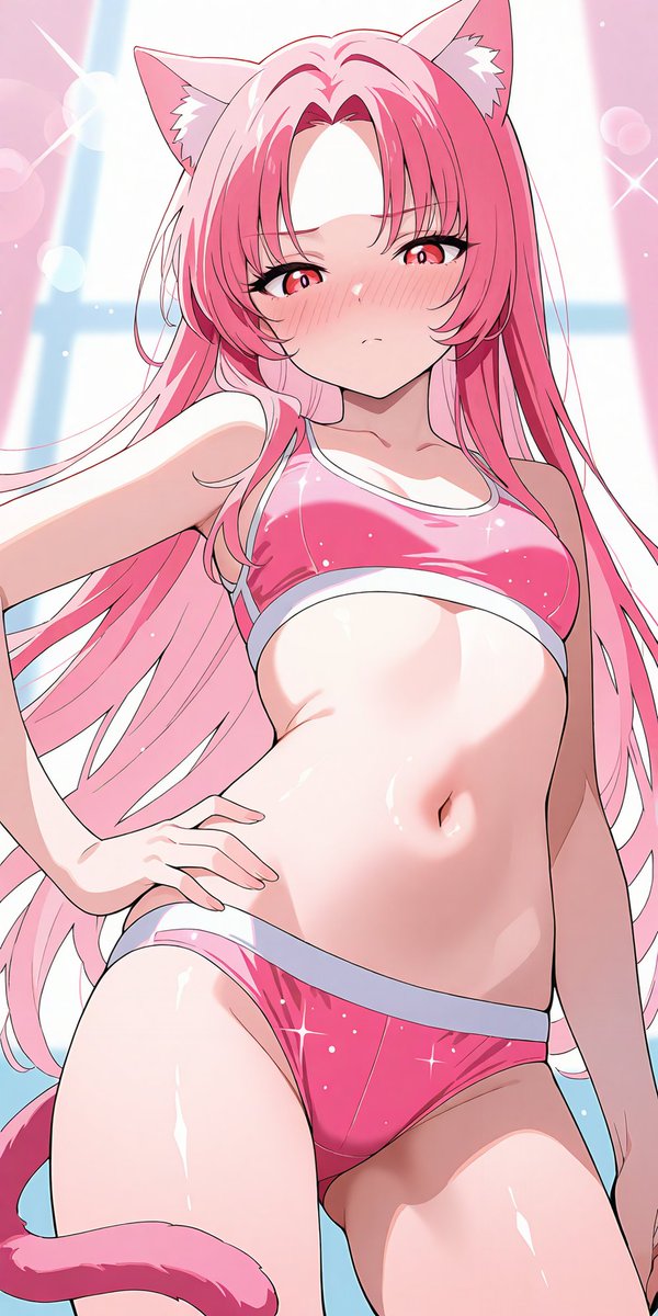 tosh_aish's tweet image. Sports Bra🩷🐈
#AIスポブラ部