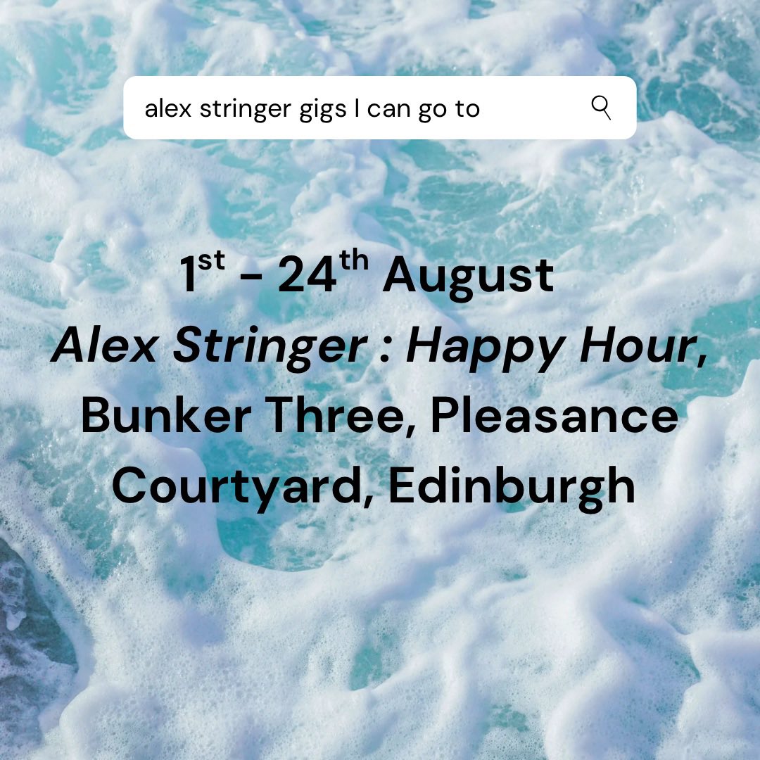 Alex Stringer (@thealexstringer) on Twitter photo Going to Edinburgh today for <a href="/edfringe/">Edinburgh Festival Fringe</a> Arghh scary! Tell everyone you know plz 😅 ticket link in my bio 🙏🏻❤️ Going to Edinburgh today for <a href="/edfringe/">Edinburgh Festival Fringe</a> Arghh scary! Tell everyone you know plz 😅 ticket link in my bio 🙏🏻❤️