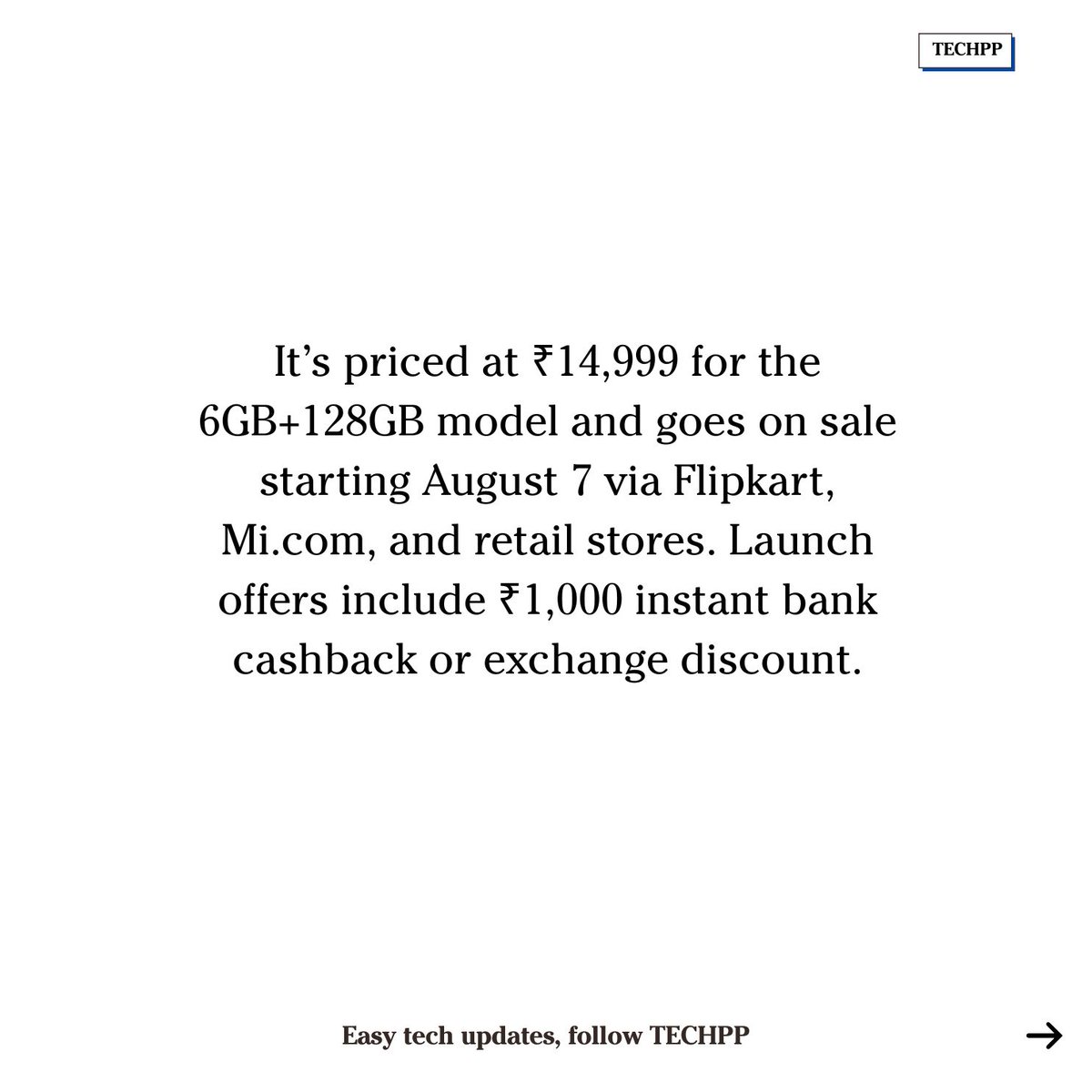 techpp's tweet photo. Redmi Note 14 SE 5G launched in India for ₹14,999
#RedmiNote14SE #AI #Redmi https://t.co/41eg9VKIMJ
