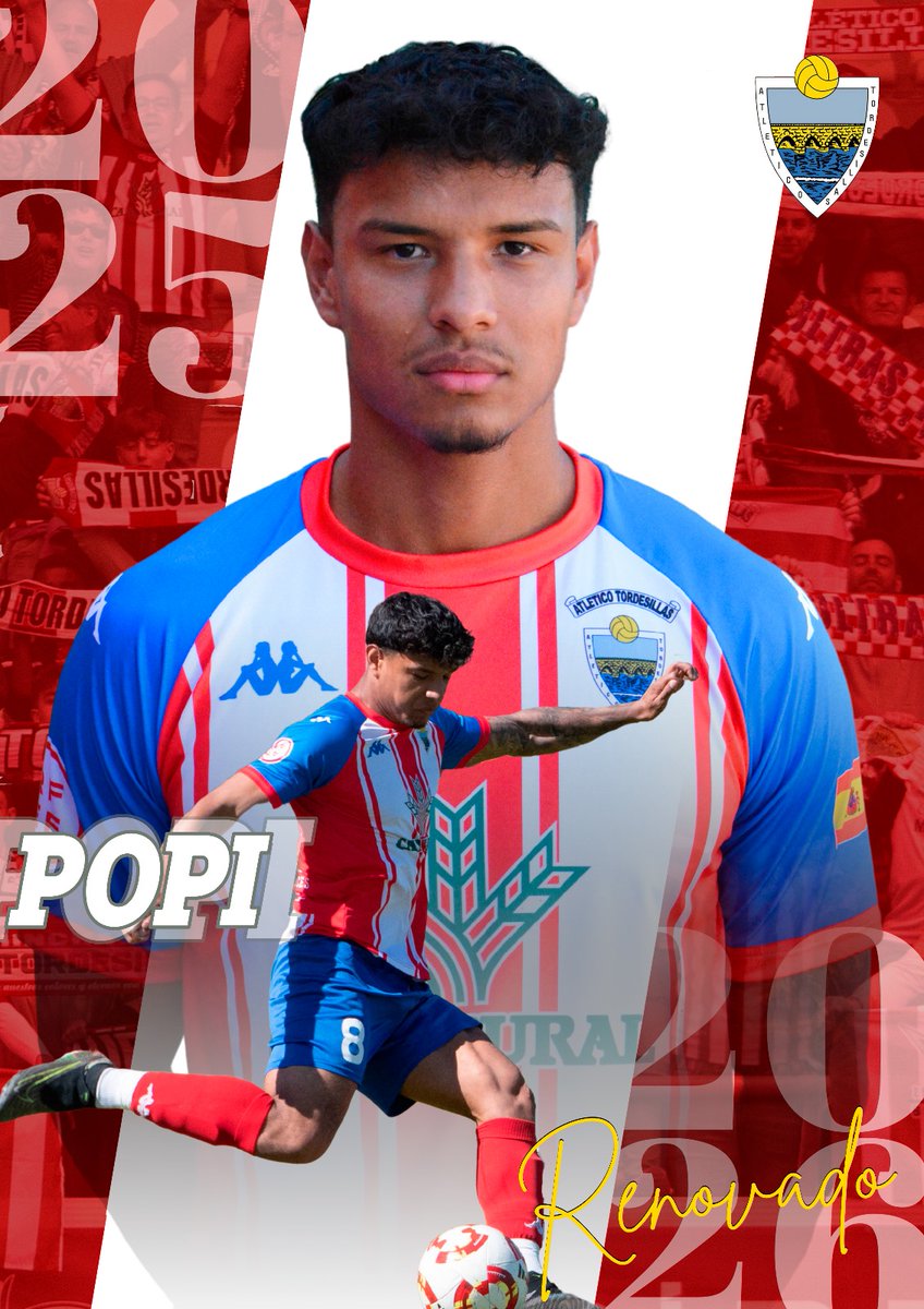 ℹ️ Popi renueva su compromiso con el Torde 25/26

Tras hacer propósito de enmienda, el extremo brasileño volverá a vestir la elástica rojiblanca con la intención de mostrar su mejor versión, la del jugador 🔝 que es, a las órdenes de Álex Izquierdo. 

#VamosTorde💪🏽