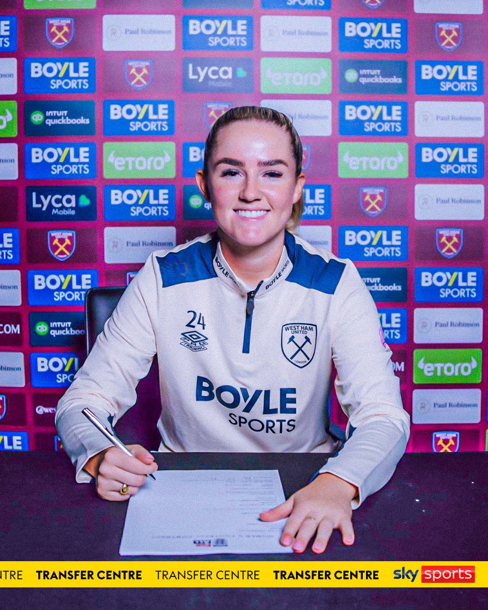 SkySportsWSL's tweet image. West Ham United have confirmed that defender Jessie Stapleton has put pen to paper on a new contract extension with the club ✍️⚒️