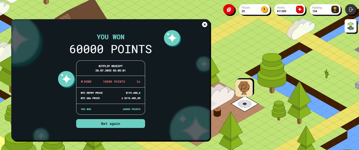 blueerush's tweet image. Testnet update @anoma 

Rank 124 - 811k Points

Once again, I hit 60k points in a single bet today 😄Feels like I’m using up all my luck on bets.

Did 16 spins on Garapon and got 100 points each time Still haven’t won even 10k from it so far.

Breaking into the Top 100 like this…