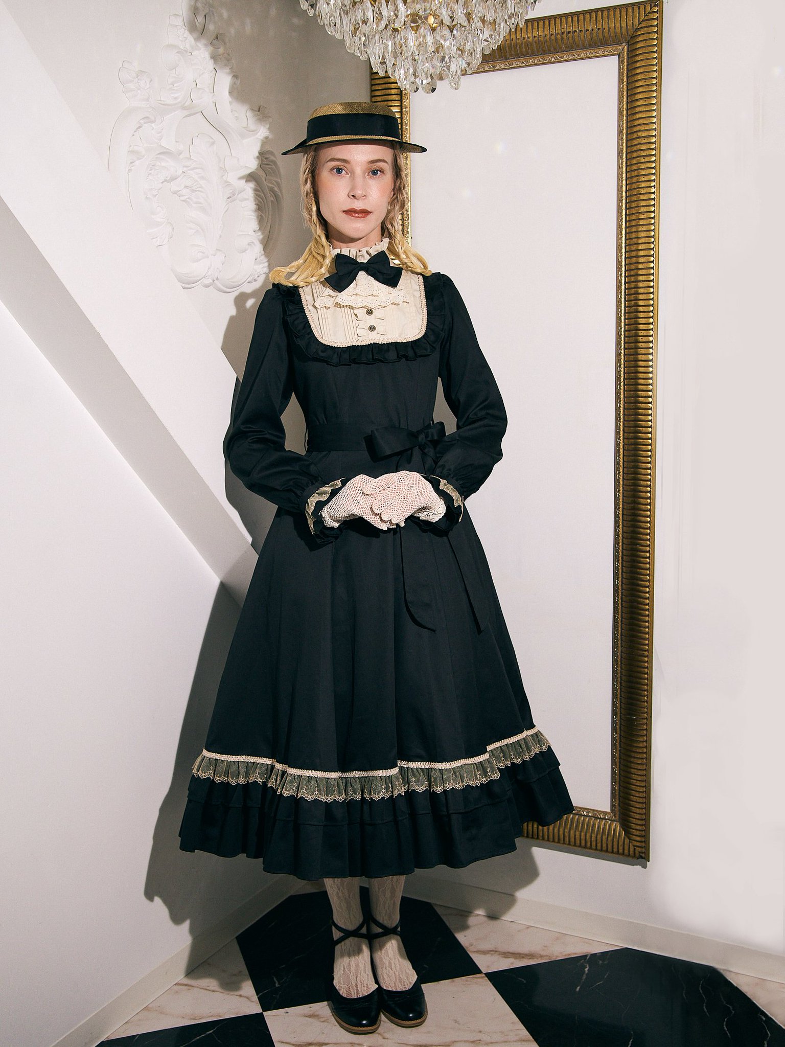 【新品】Victorian maiden クラシカルシアーボンネット 黒 Victorian maiden on X: 