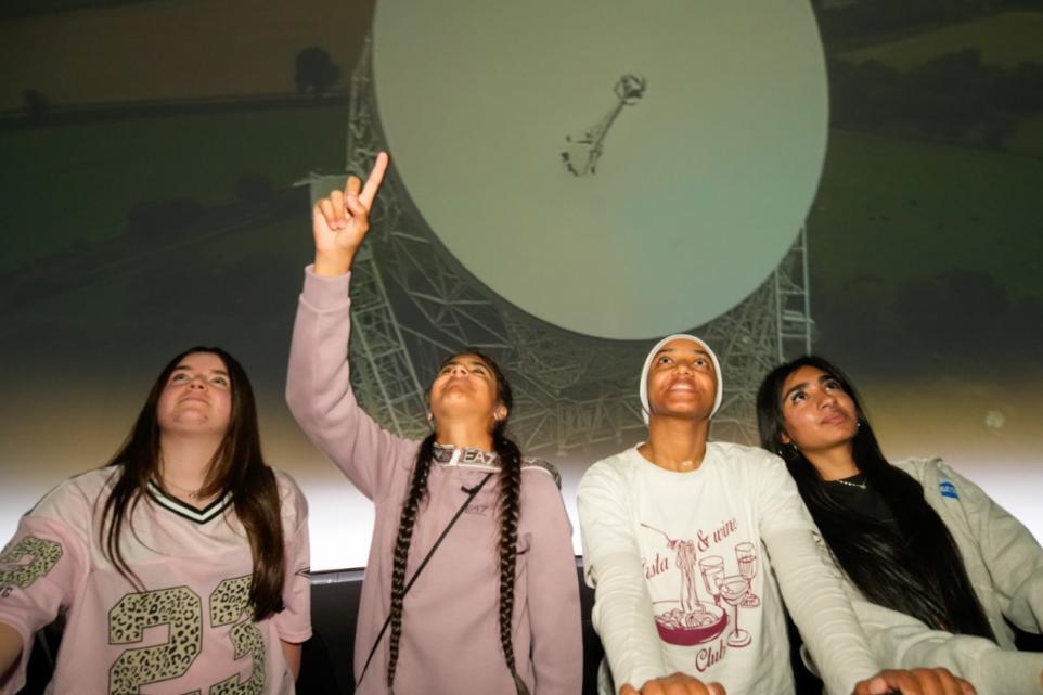 Dixons Academies Trust (@dixonsacademies) on Twitter photo Year 9 students from <a href="/dixonsaa/">Dixons Allerton Academy</a> recently saw their short films screened inside the epic 76m Space Dome <a href="/jodrellbank/">Jodrell Bank</a>! Read more here: dixonsaa.com/news/dixons-al… 🌌
#CityofCultureBradford2025 #STEAM Year 9 students from <a href="/dixonsaa/">Dixons Allerton Academy</a> recently saw their short films screened inside the epic 76m Space Dome <a href="/jodrellbank/">Jodrell Bank</a>! Read more here: dixonsaa.com/news/dixons-al… 🌌
#CityofCultureBradford2025 #STEAM