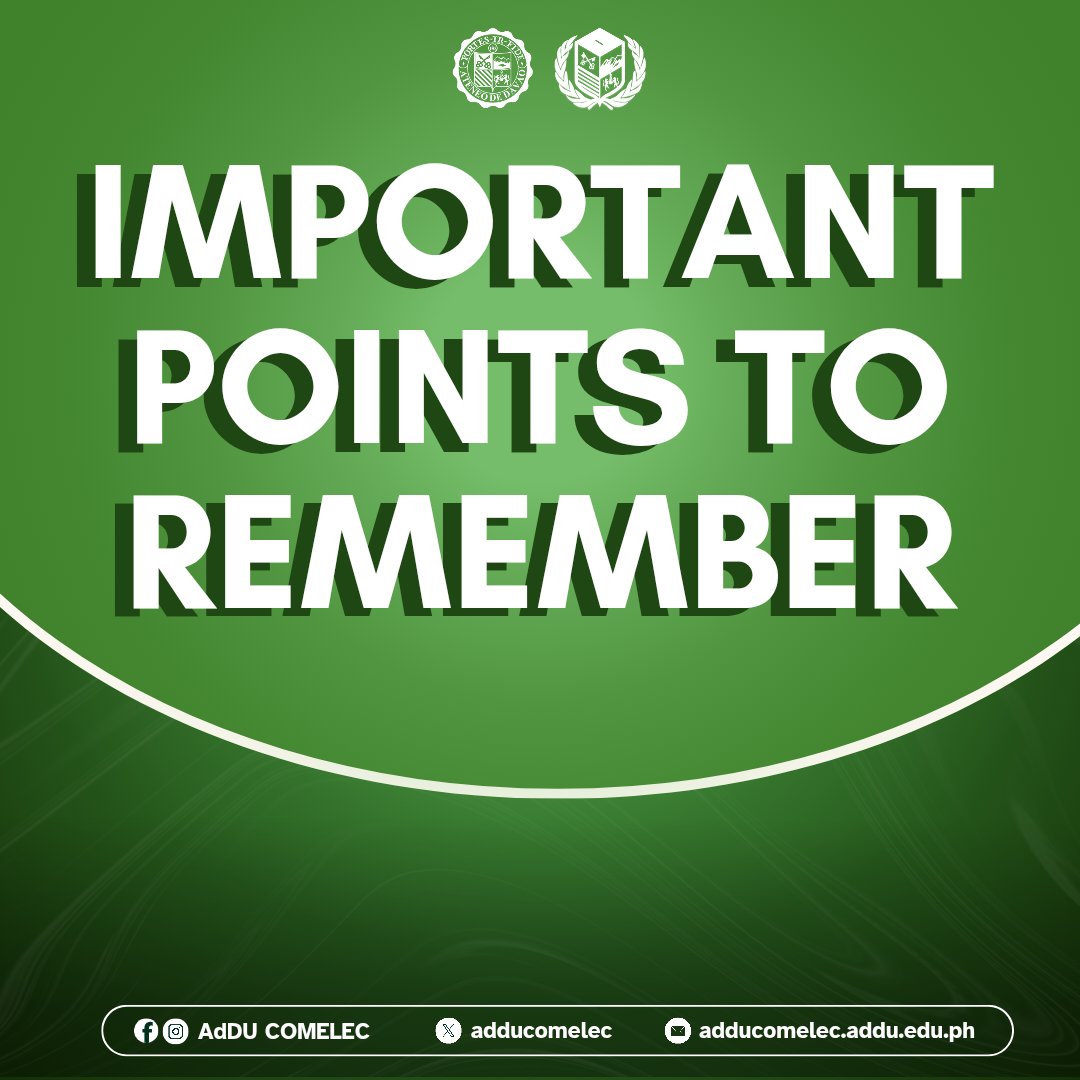 AdDU COMELEC tweet media