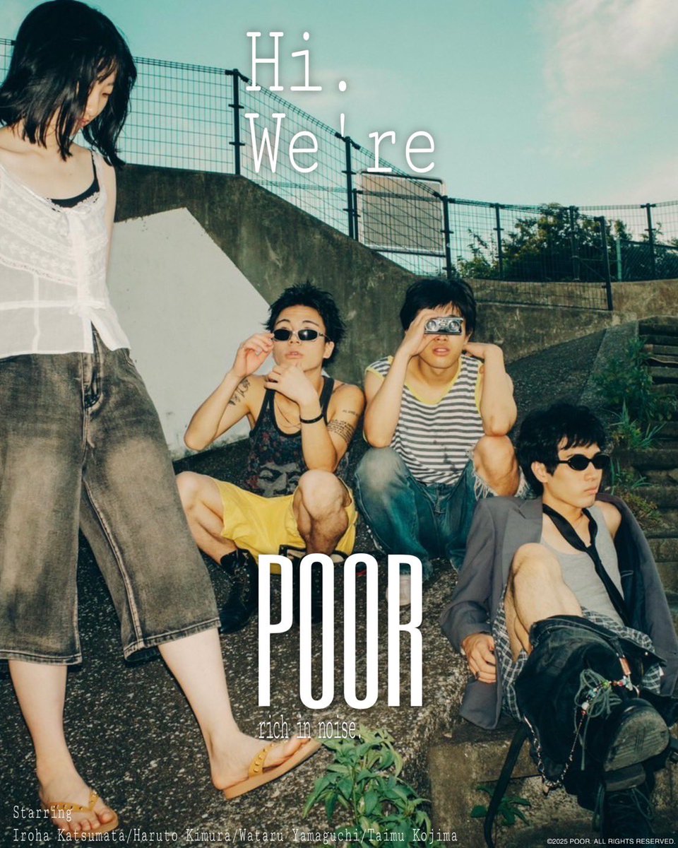 We're POOR.
Rich in noise.

📧▶︎poooorthings@gmail.com

📸<a href="/ruirui111946/">カワセルイ</a>