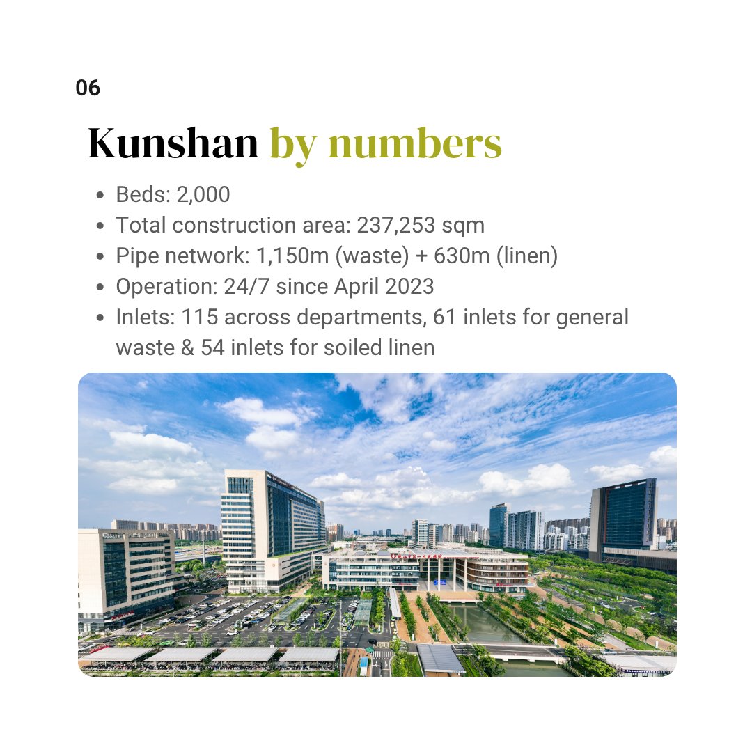 When hospital logistics run silently, care takes centre stage.
 At Kunshan Eastern Medical Centre, waste simply vanishes, managed by Envac’s automated system that’s invisible, efficient, and always on.
A solution built to flow, 24/7
Read more:eu1.hubs.ly/H0m0vhL0
#Envac