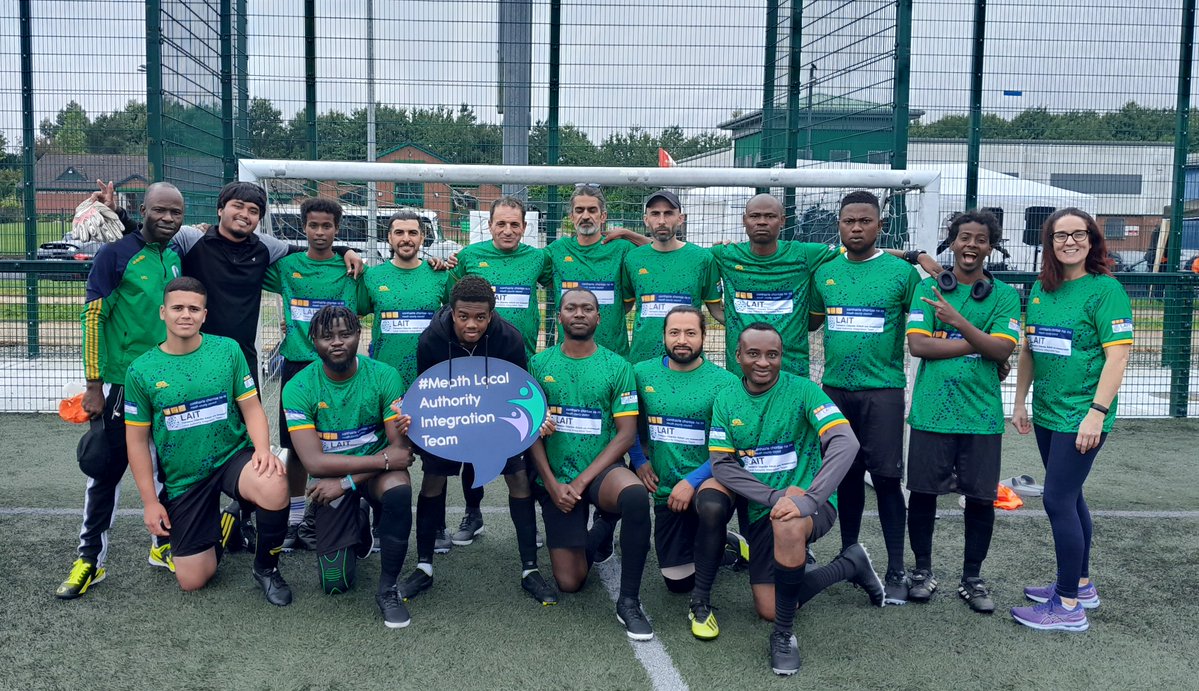 meathcoco's tweet image. Different Backgrounds, One Beautiful Game
Meath County Council’s LAIT team was represented by a group of 15 players from Ashbourne at the Intercultural Football Tournament in Dundalk on Saturday, 19 July.
The tournament featured a wide range of teams from various countries. The…