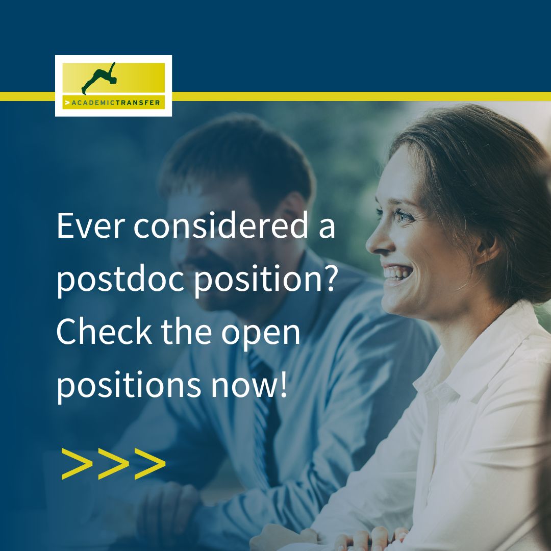 AcademicTrnsfr's tweet image. 🌟 Do you want to deepen your expertise, boost your career, gain Independence and expand your opportunities?
Check out the open postdoc positions in the Netherlands now!
👉 loom.ly/oRcjx20
#postdoc #researchcareer #careergrowth #careerstep #beyondthephd