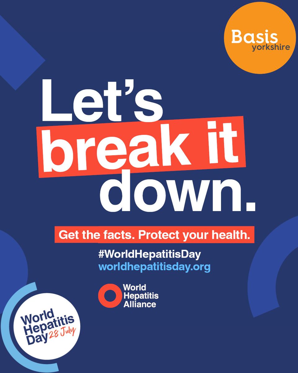 1.3 millions lives are lost every year to hepatitis B and C.

For World Hepatitis Day today, we encourage you to get tested regularly to prevent the spread. We work with Leeds Sexual Health to provide easier access to sexual health testing.

#WorldHepatitisDay
