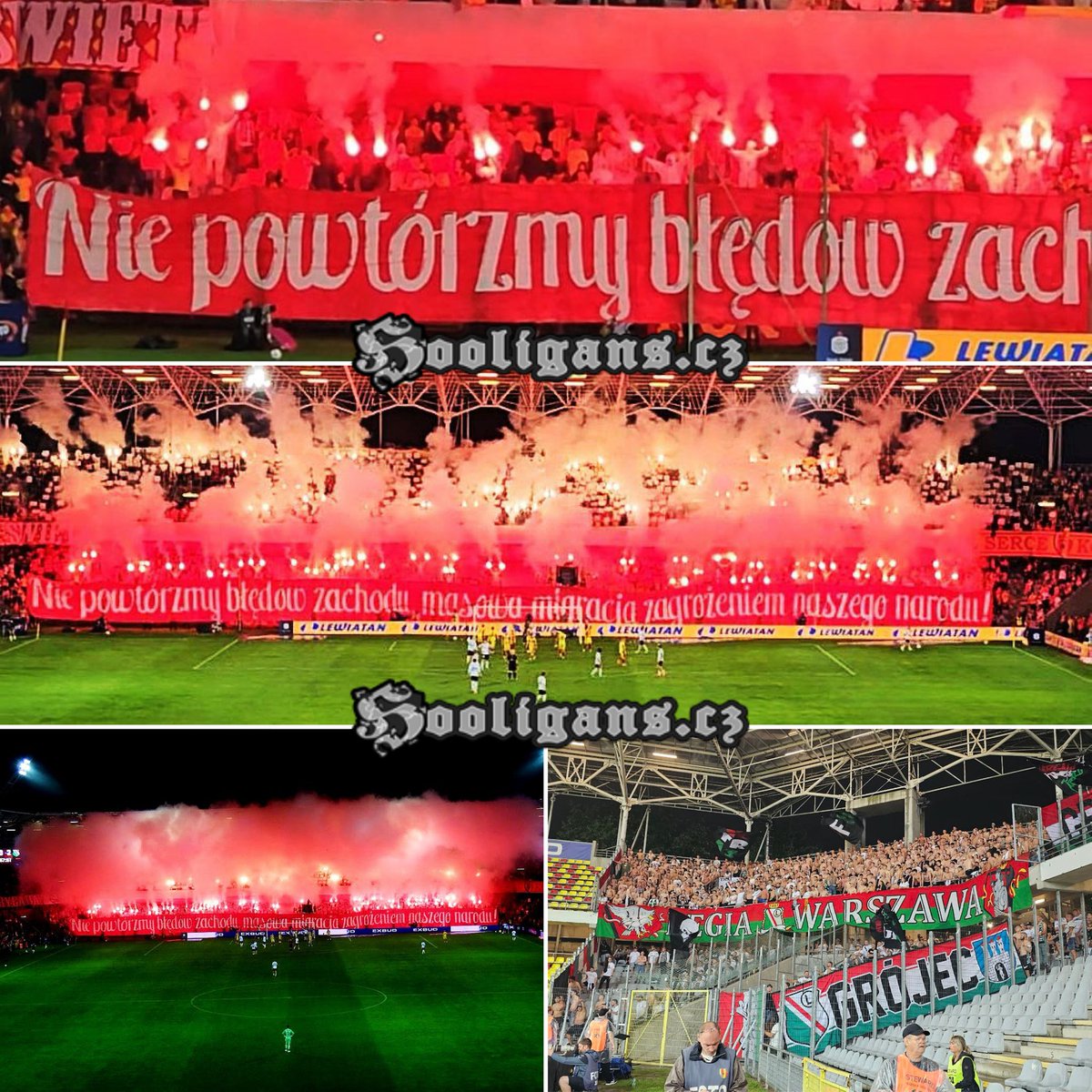 hooliganscz1999's tweet image. 27.07.2025🇵🇱Korona Kielce - Legia Warszawa, Message from the Korona Kielce attending the Legia Warsawa - Korona Kielce. "Let's not repeat the mistakes of Western Europe, mass-immigration is a threat to our nation", click for more here: hooligans.cz/2025/07/28/kor…
All in one place.…