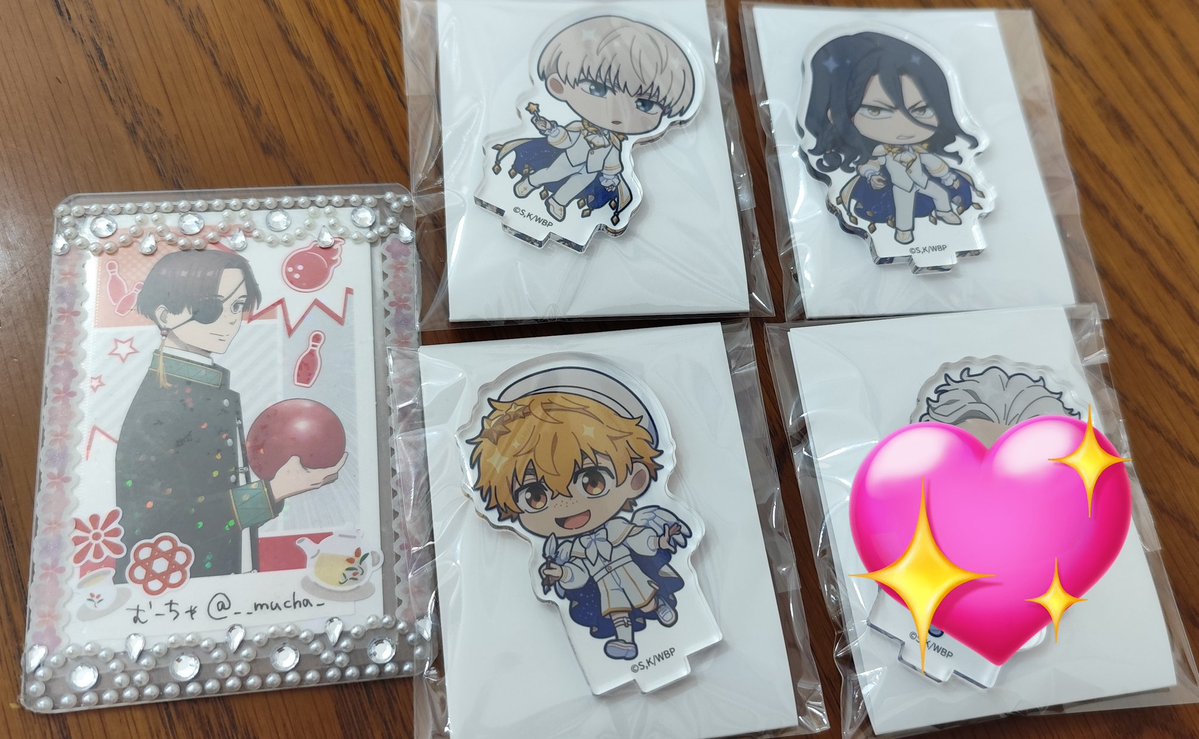 __mucha_'s tweet image. 【交換・譲渡】WINDBREAKER ウィンブレ きゃらドリ アクスタ アクリルスタンド

譲：★梶、杉下、楡井
求：椿野×1 または 定価+送料

郵送でのお取引📮
★は単体譲渡不可
お気軽にお声かけください