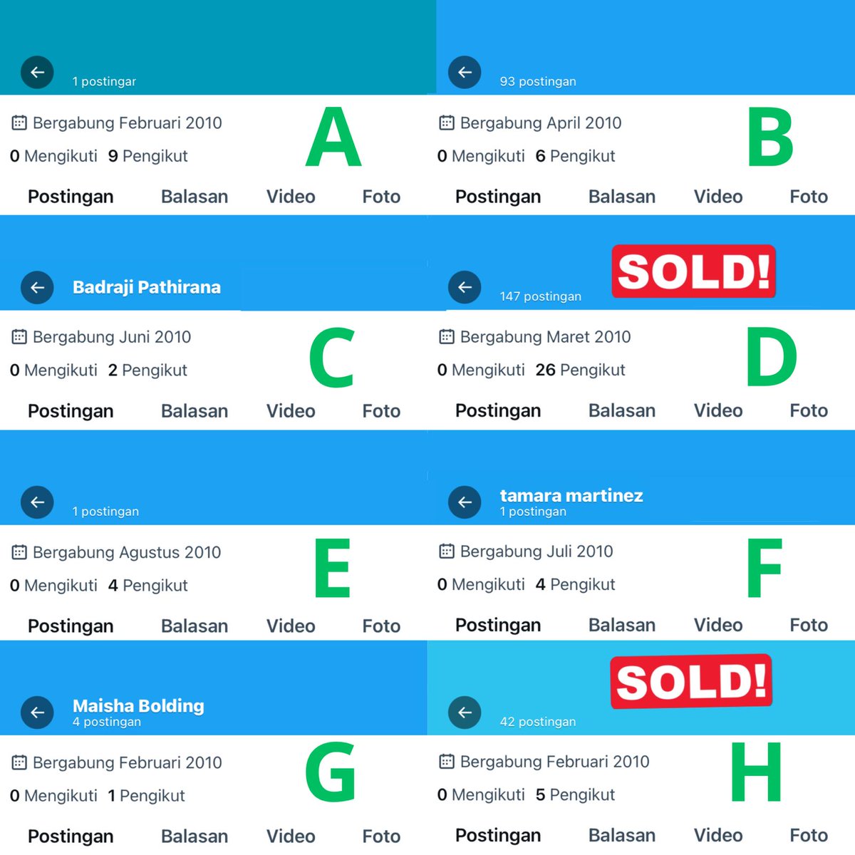 RARA jual akun twt x tweet media