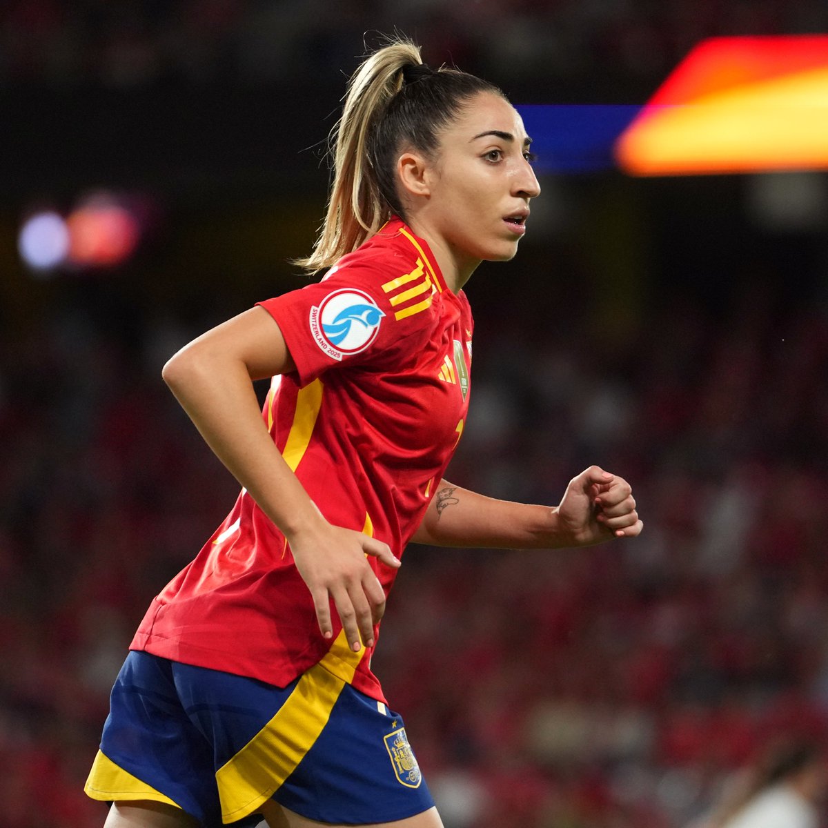 PSG_Feminines's tweet image. L’Espagne de notre Parisienne Olga Carmona s’incline en finale de cet Euro 2025.
Félicitations pour ce tournoi Olga ❤️💙
@WEURO2025