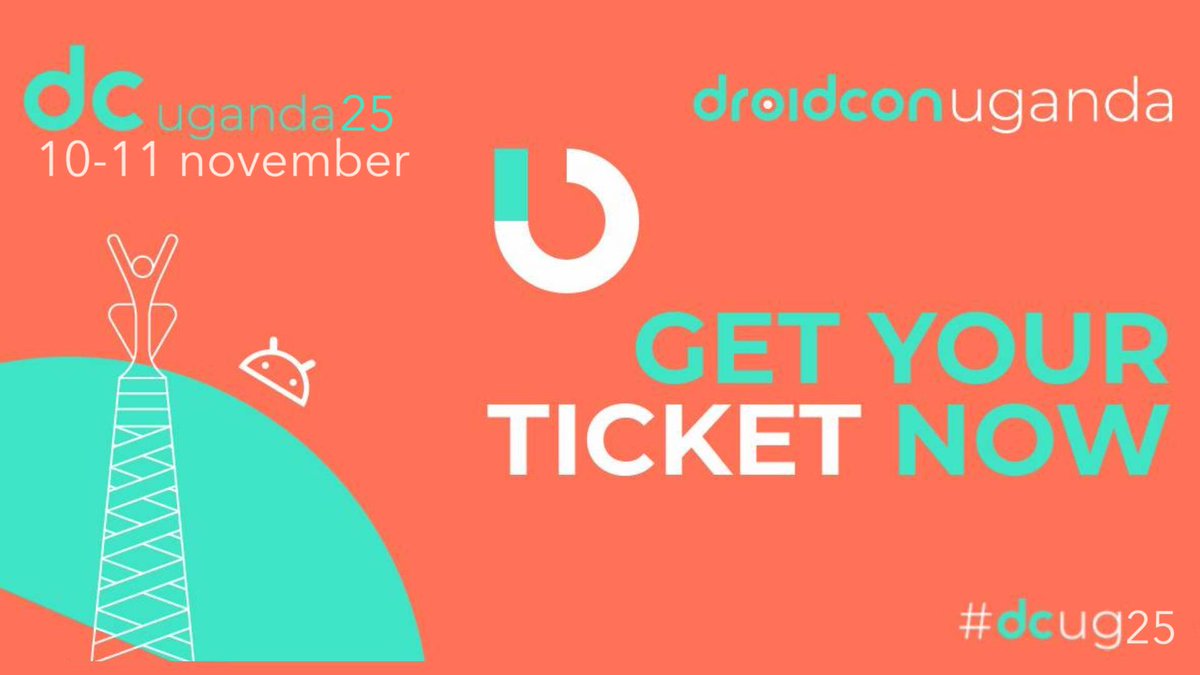 🚀 Early Bird Tickets are now available!
Join hundreds of passionate #Android and #Flutter developers at Droidcon Uganda 2025 — the premier mobile developer conference in the region. 🇺🇬
🎟️ Grab your ticket now: qkt.io/T820u0
#dcug25  #AndroidDev