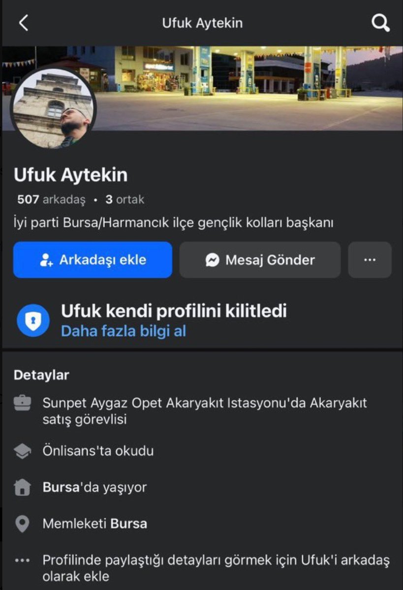 EmrahC1oglu's tweet image. YUH ARTIK📍
Hem FETÖ izi hem İyi Parti bağlantısı çıktı!
Bursa'daki orman yangınlarıyla ilgili başlatılan soruşturmada gözaltına alınan Ufuk Aytekin'in geçmişte FETÖ bağlantısı nedeniyle hakkında işlem yapıldığı ve İyi Parti'nin İlçe Gençlik Kolları Başkanı olduğu ortaya çıktı.
