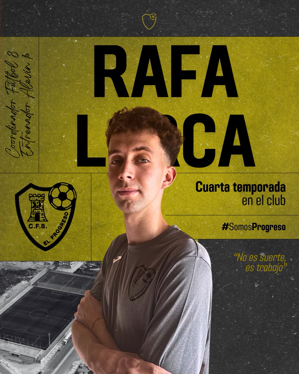 𝐎𝐅𝐈𝐂𝐈𝐀𝐋 | Rafa Lorca renueva y seguirá creciendo y haciendo crecer al #CFSProgreso

Toda una vida en el Progreso como jugador y acumula su cuarta temporada dentro de la estructura del Club.