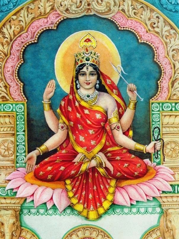 MrShivang_'s tweet image. The divine Śaktīs, numbering beyond thousands, Whose glories are renowned across the three worlds
You are the wondrous treasury of them all,
The very essence of that supreme, united force.
O Bhuvaneśvarī,
You alone create, sustain, and dissolve the universe.
All glories unto You!