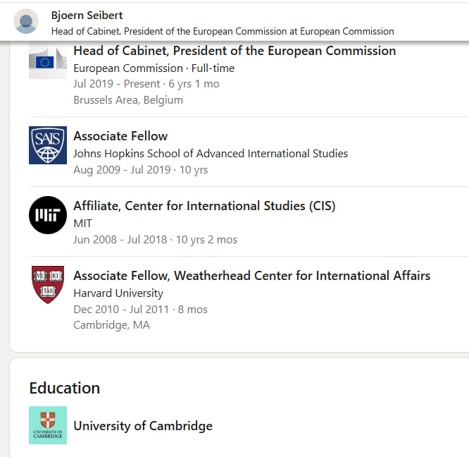 The US imposes 15% tariffs on most EU goods, keeps 50% on steel and aluminium. The EU commits to buying $750B in US gas and investing $600B in the US...and drops tariffs on US goods.
Puzzled? Just look at the profile of EU "negotiators" — Ursula's advisers, Baert and Seibert.