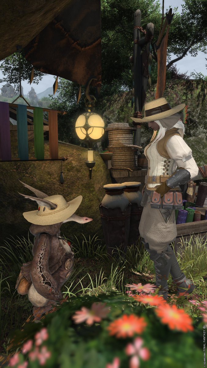 han_tome's tweet image. 採掘先でお買い物
#FF14