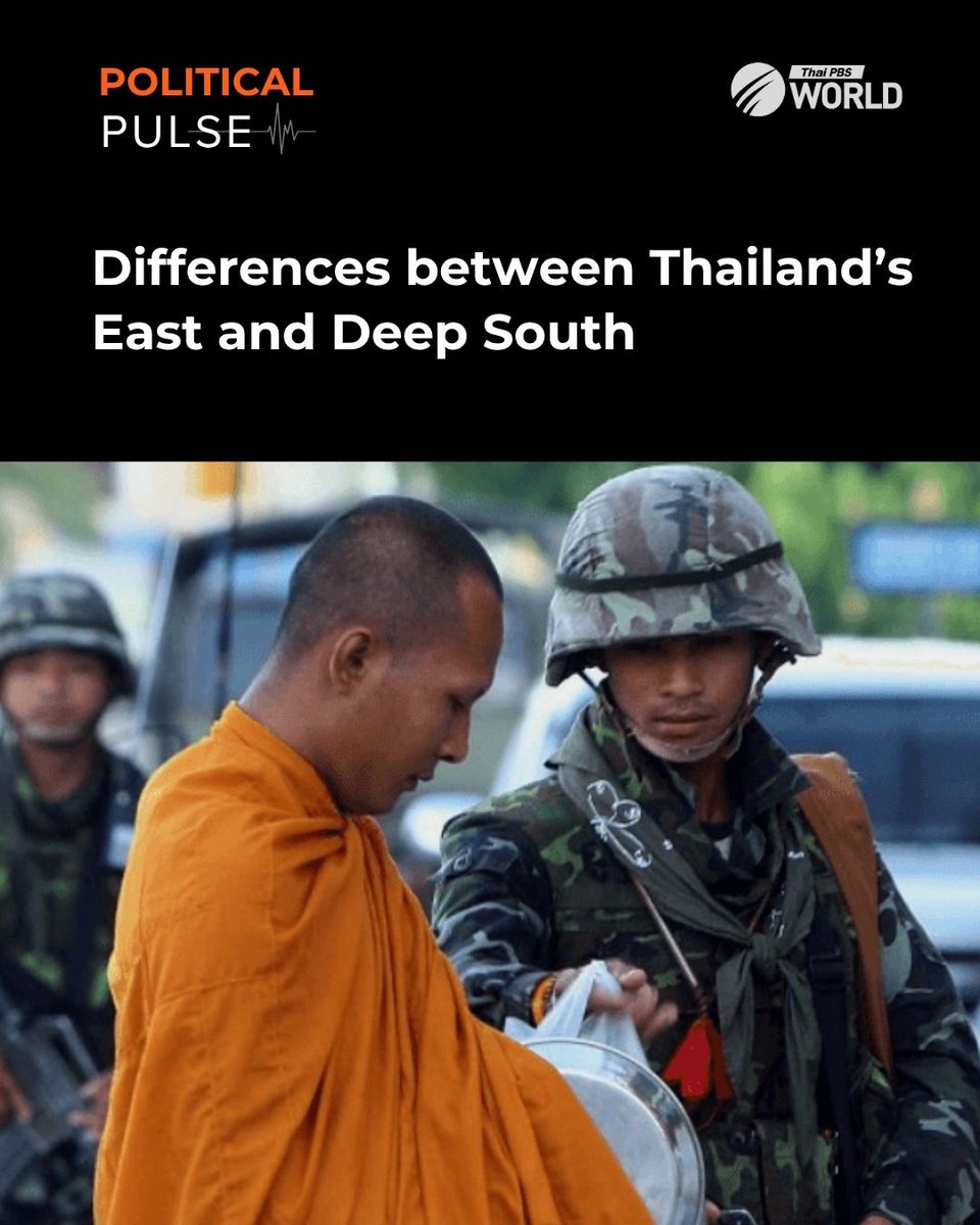 ThaiPBSWorld's tweet image. July 28, 2025: Before Bangkok and Phnom Penh started exchanging military punches, many strategical analysts saw the southern border as having a more fragile bilateral situation.

There has been no man’s land. There used to be insurgent groups operating. As Malaysia’s armed rebels…