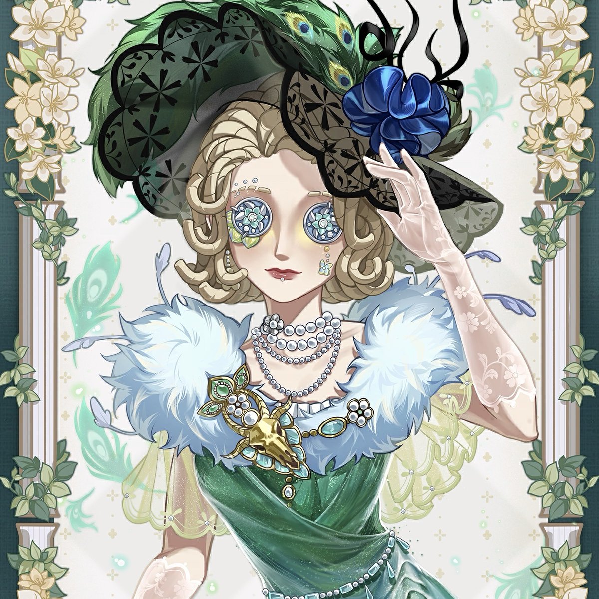 hourlymora's tweet image. Her bewitching jade eyes charm and enchant, while her penetrating gaze sees through all illusions