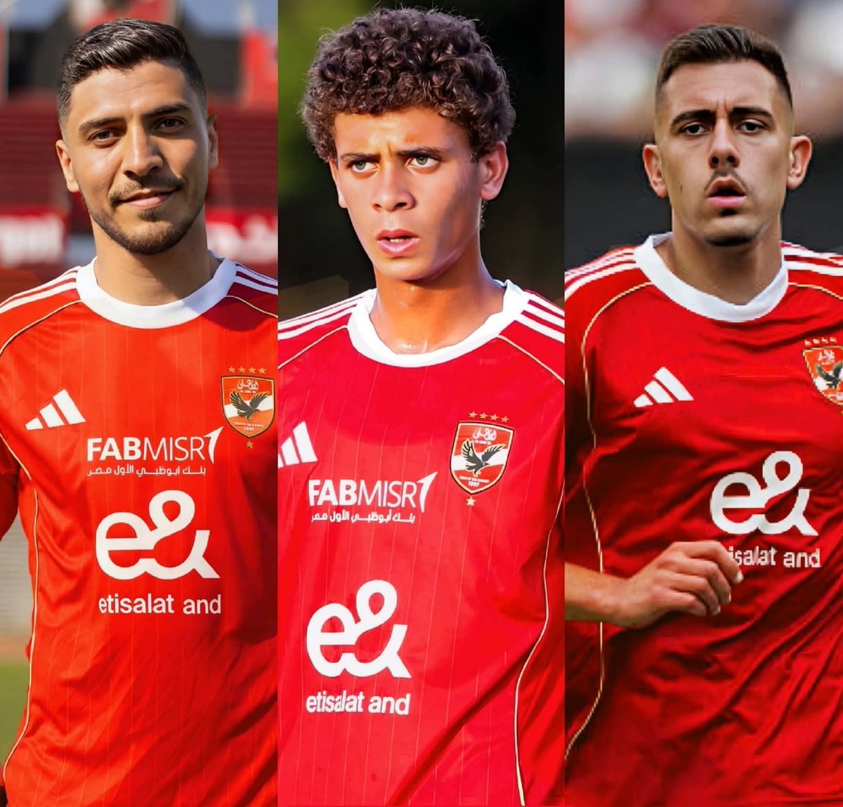 خط هجوم الأهلى فى امان اطمئنوا 🦅🔴✌️