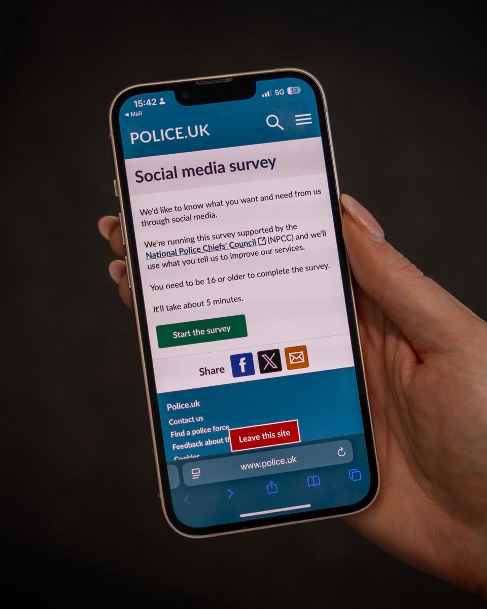 Police Service NI (@policeserviceni) on Twitter photo We are taking part in a national social media survey, commissioned by <a href="/PoliceChiefs/">National Police Chiefs' Council (NPCC)</a>. We want to hear what you think about our X accounts.
You can take part at orlo.uk/VypdY We are taking part in a national social media survey, commissioned by <a href="/PoliceChiefs/">National Police Chiefs' Council (NPCC)</a>. We want to hear what you think about our X accounts.
You can take part at orlo.uk/VypdY