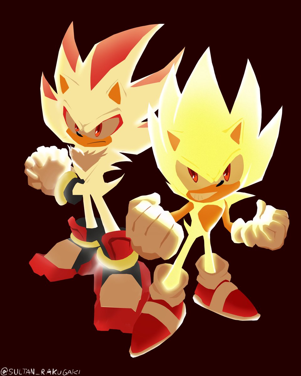 RakugakiSu52439's tweet image. ✨Super Sonic x Super Shadow✨
My procreate freezes alot from making this
Looking for #artmoots ??