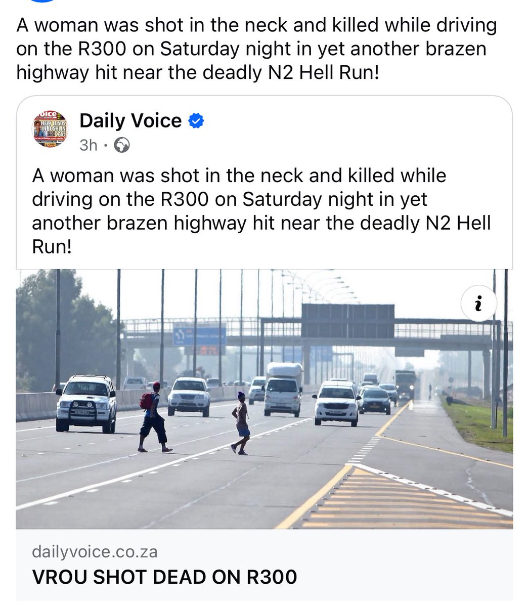 ginnydmm's tweet image. This happens daily
South Africa’s murder rate is criminal!
dailyvoice.co.za/news/western-c…