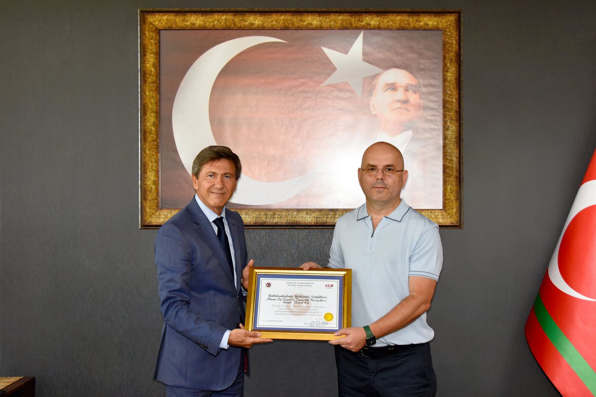 adamar_maritime's tweet photo. We Are Proud!
We are pleased to announce that Adamar International Maritime Services Inc. has been awarded the Authorized Economic Operator (AEO) Certificate by the Turkish Ministry of Trade, Aegean Regional Directorate of Customs and Foreign Trade!
#AuthorizedEconomicOperator https://t.co/lF4xyPRYwN