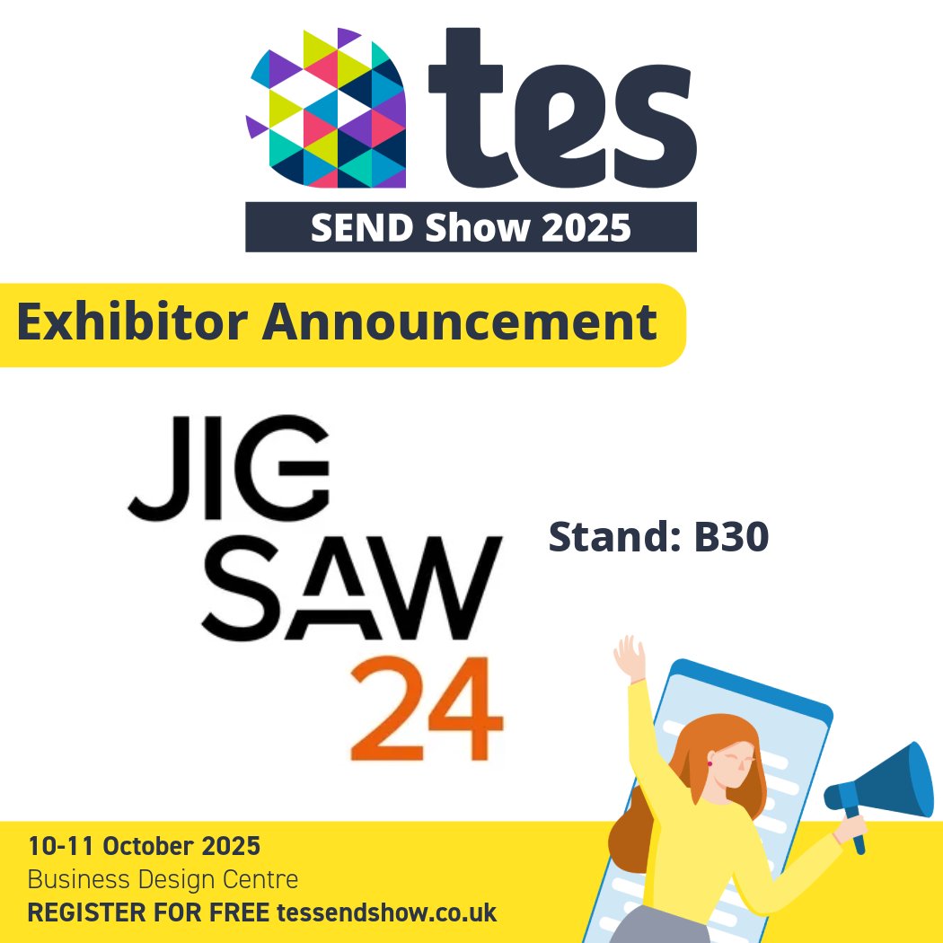 SENDShowUK's tweet image. We&apos;re excited to welcome Jigsaw24 to #TesSENDShow2025! 🥳

🔗Find out more here 👉jigsaw24.com
🎟️Register for FREE here 👉ow.ly/of5G50VVwPp