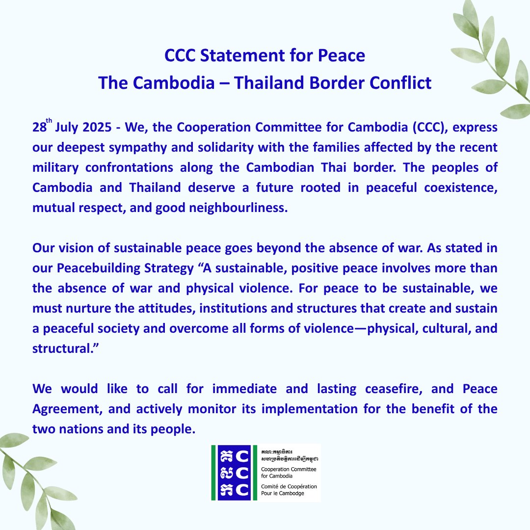Cooperation Committee for Cambodia (@ccc_cambodia) on Twitter photo 