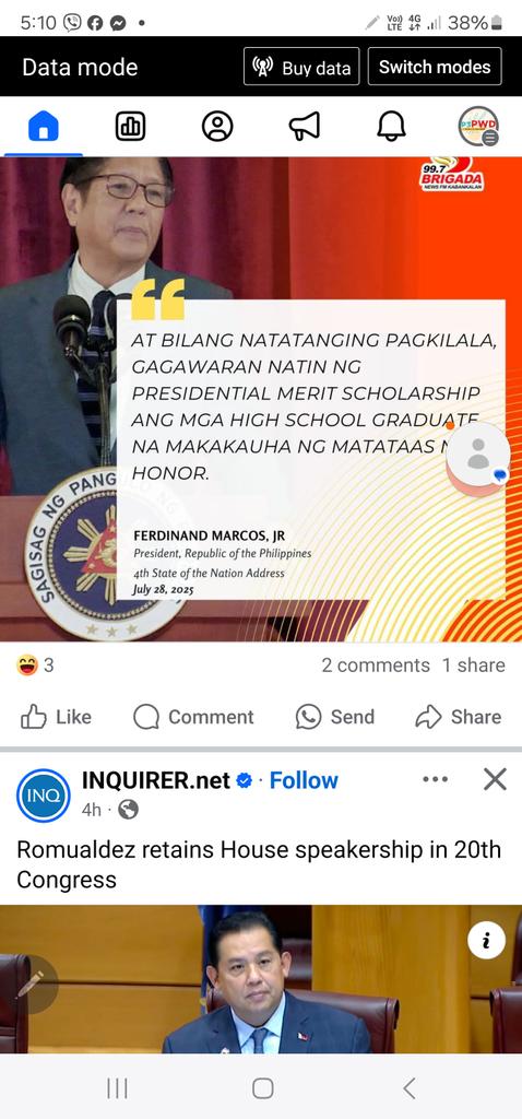 Parang nangangamoanya pa si BBM ,may presidential merit scholarship pa. Pero ang Dep Ed budget binawasan ng pinsan nya at hindi pa rin nya tinanggal .