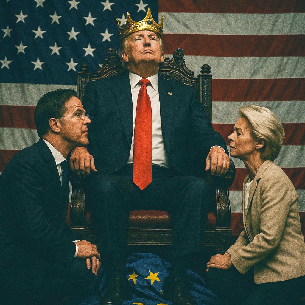 On a crié sur Escarmouche Tshisekedi, mais le deal que Trump vient d’imposer à l’UE est du même acabit!! Wesh! Les Européens ont l’obligation: 
 
• d’acheter pour 750 milliards $ d’énergie US, à raison de 250 milliards $ par an pour les 3 années restantes du mandat de Trump