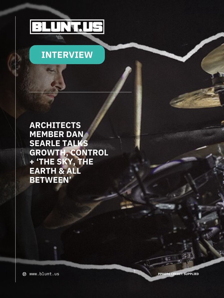 bluntmagus's tweet image. Interview: Dan Searle of @Architectsuk discusses the band’s evolution, stepping back from production, and why The Sky, The Earth & All Between is the most Architects record yet 🤘
All of the details, including US tour dates via full story here ⤵️
blunt.us/video/dan-sear…