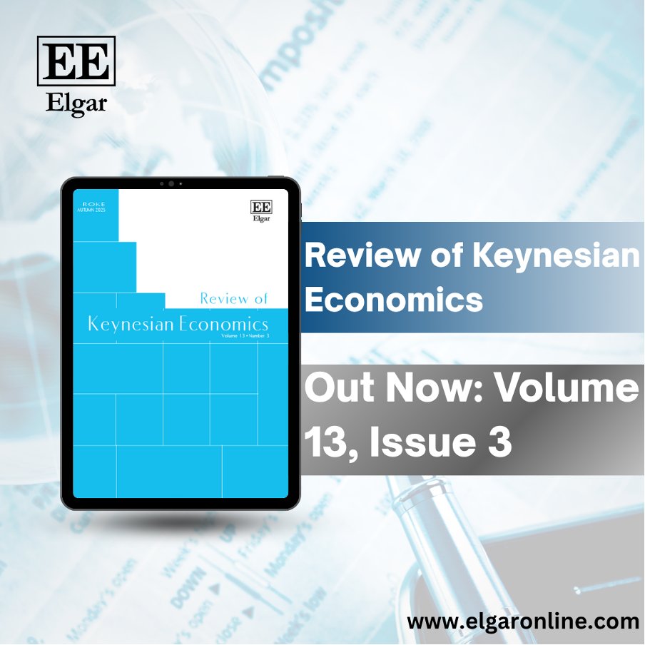 OUT NOW: We are pleased to announce the publication of Volume 13, Issue 3 of <a href="/ROKE_Elgar/">Review of Keynesian Economics</a>. Click here for a free article and more information on how to subscribe createsend.com/t/r-D48B051F5C…
