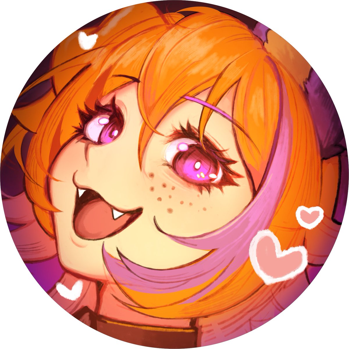 RosieRawrVT's tweet image. Thank you so much to @akalari_ for this amazing pfp! I love it so much! 🧡💜