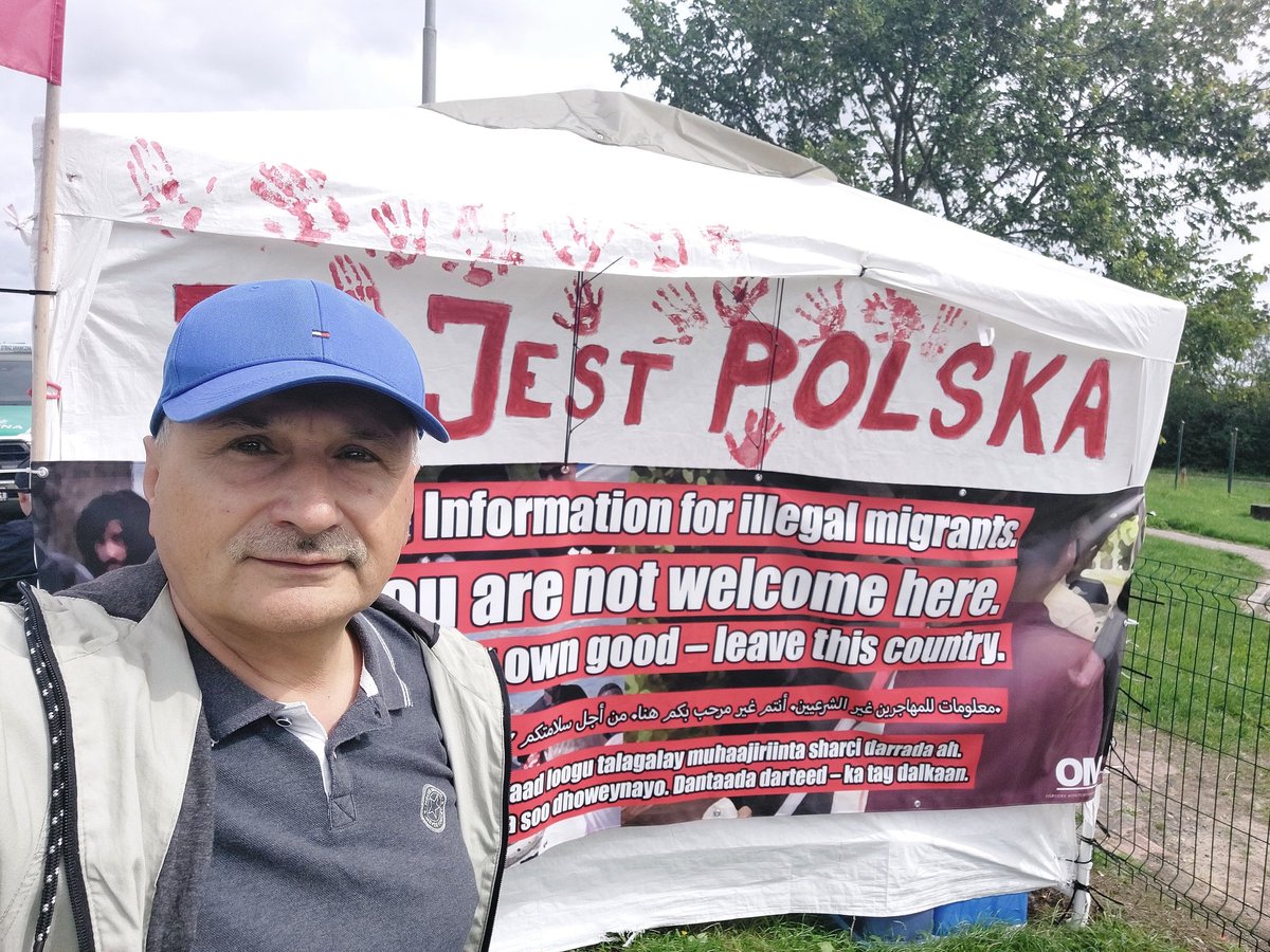 Dziś na przejściu w Rosówku #MasowaMigracja #BezpiecznaGranica #stopimigracji