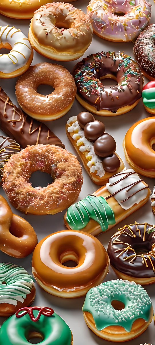 abram_ars's tweet image. Chocolate 🍫 x doughnut 🍩 | New lockscreen wallpaper 4k