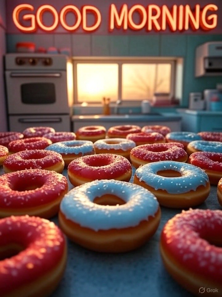 Happy Monday friends. Wishing each and every one of you a blessed, peaceful and wonderful day. 🇺🇸🙏🍩
