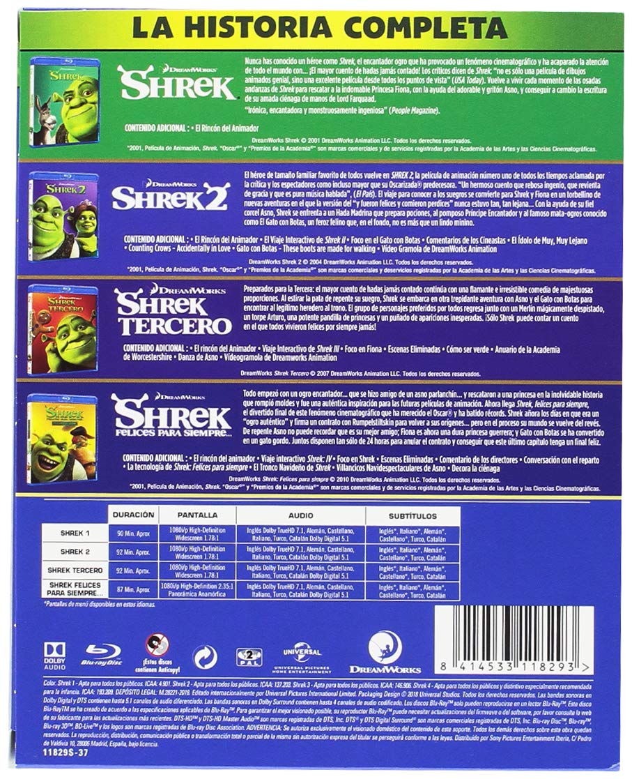 FilmsAmaray's tweet image. El pack con las 4 películas de "Shrek" está triunfando en Amazon España, su precio no está nada mal: 24,99€ 📀👉amzn.eu/d/fyAJ0Gg