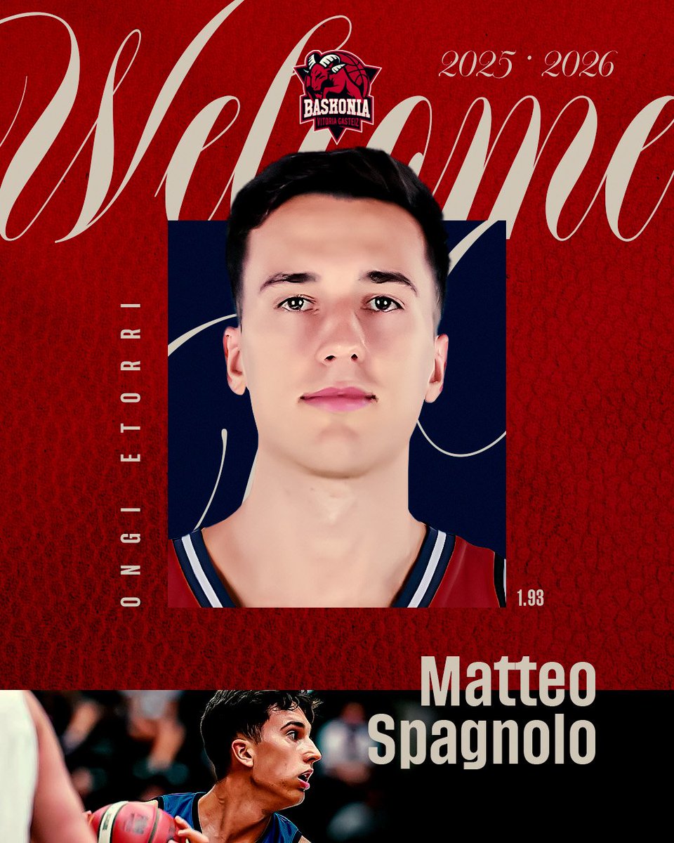 EurohoopsTR's tweet image. ✍️ Baskonia, Matteo Spagnoo ile 3 yıllık anlaşma imzaladığını resmi olarak duyurdu.