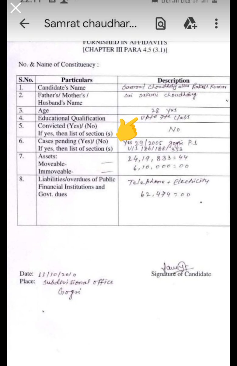 PrinceeRJD's tweet image. बताइए तेजस्वी यादव को नौवी फेल बोलने वाला बिहार का उपमुख्यमंत्री #सम्राट_चौधरी खुद #छठी_फेल हैं। गजब टोपीबाज आदमी हैं ये तो।
#samratchoudhary #8वी_Fail #7वी_Fail