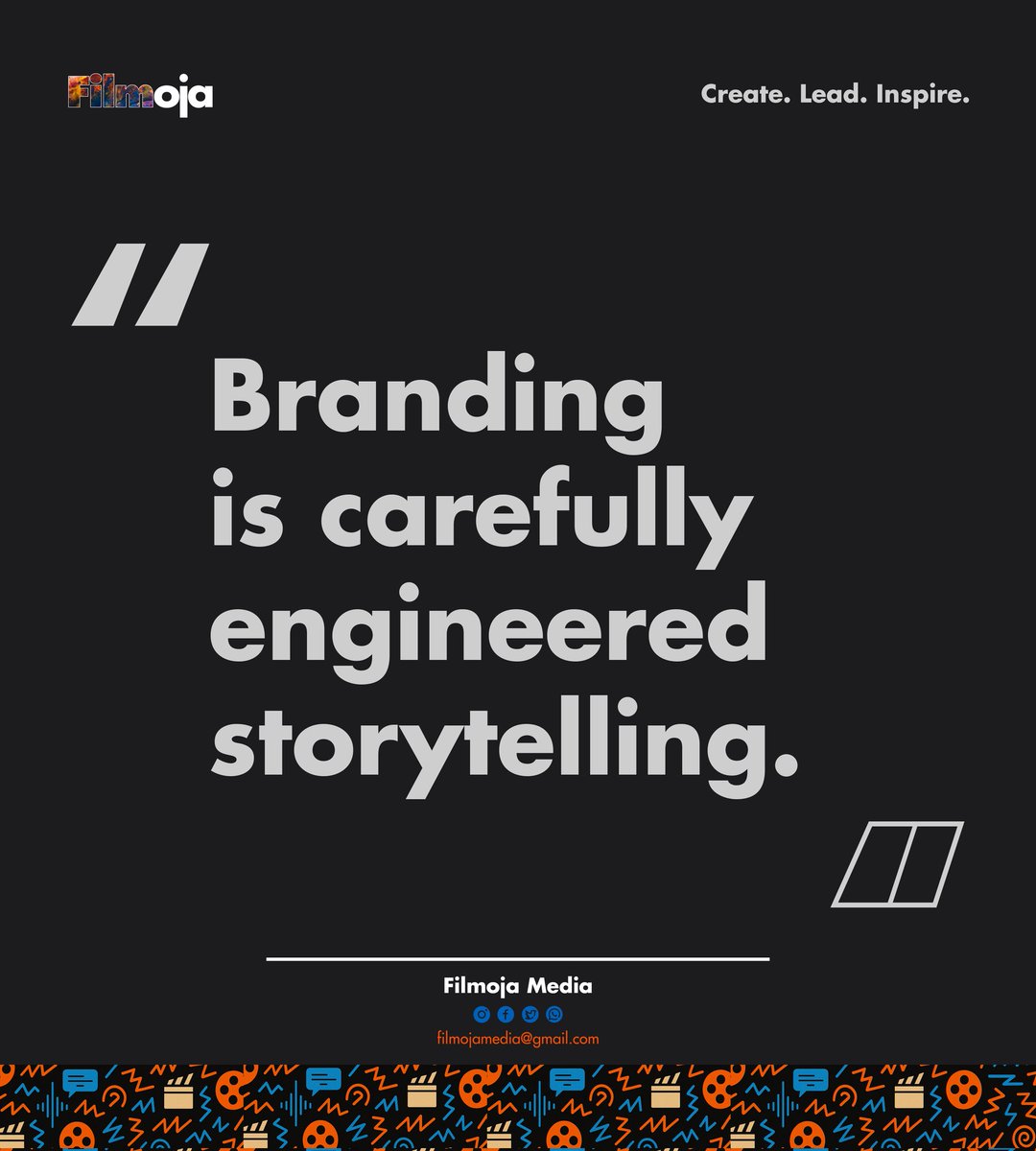 filmojacreative's tweet photo. Behind every great brand is a story - designed, intentional, and emotionally resonant.
At Filmoja, we don't just create visuals. We build stories that connect.
#FilmojaCreative #MondayMotivation #CreateLeadInspire https://t.co/wzS2zVzp1s
